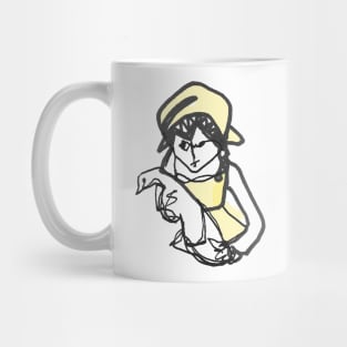 lady in yellow Mug